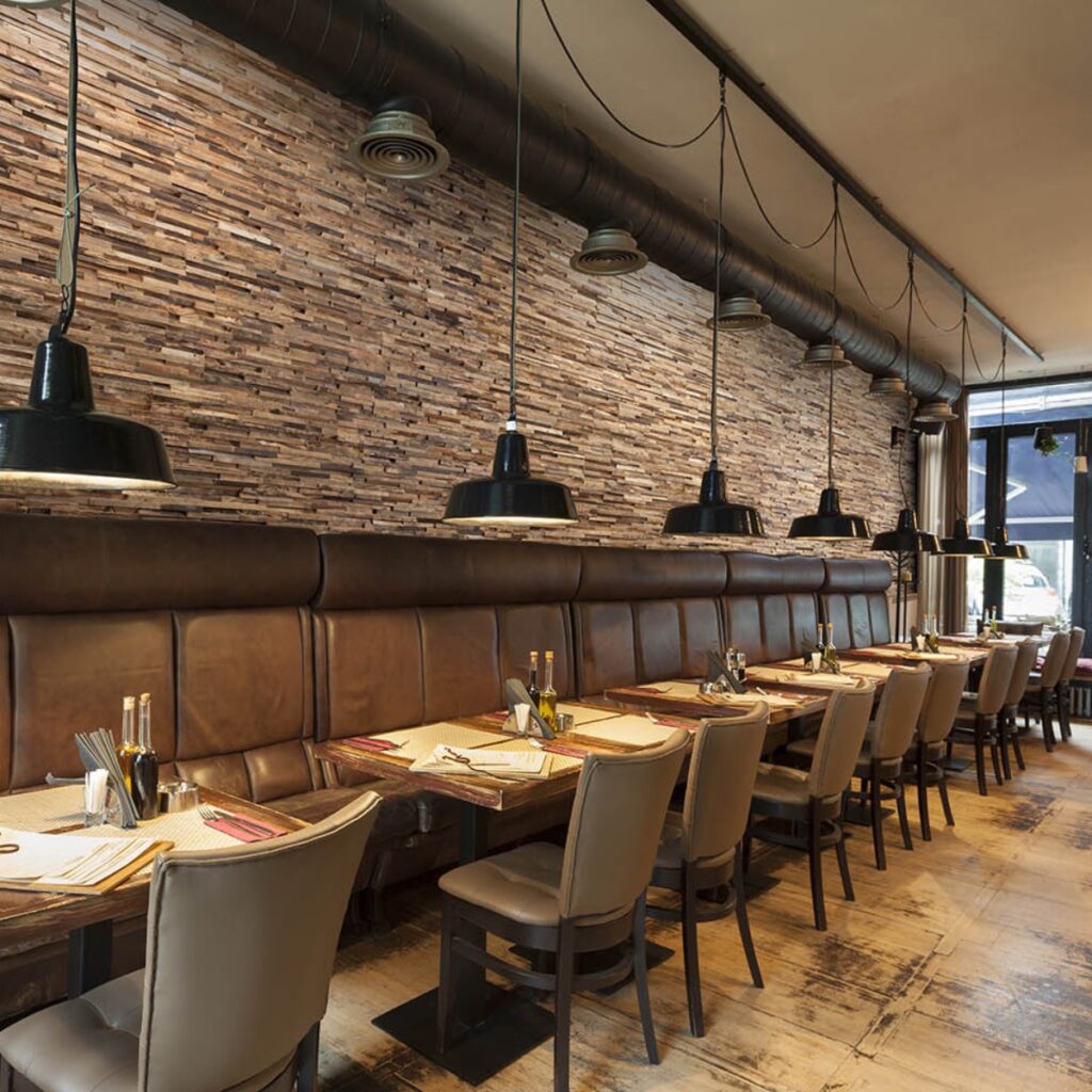 atelier reclaimed wood panel