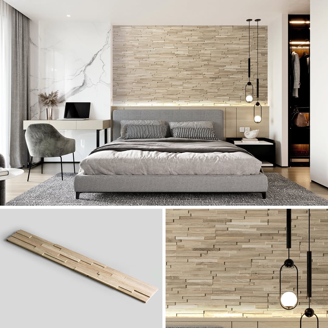 WoodCraft Solid Oak Signature Wood Wall Panel - Image 2