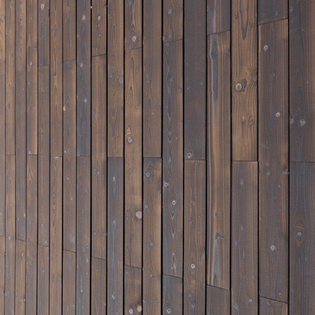 Charred Chestnut Wood Wall Panel	Sample