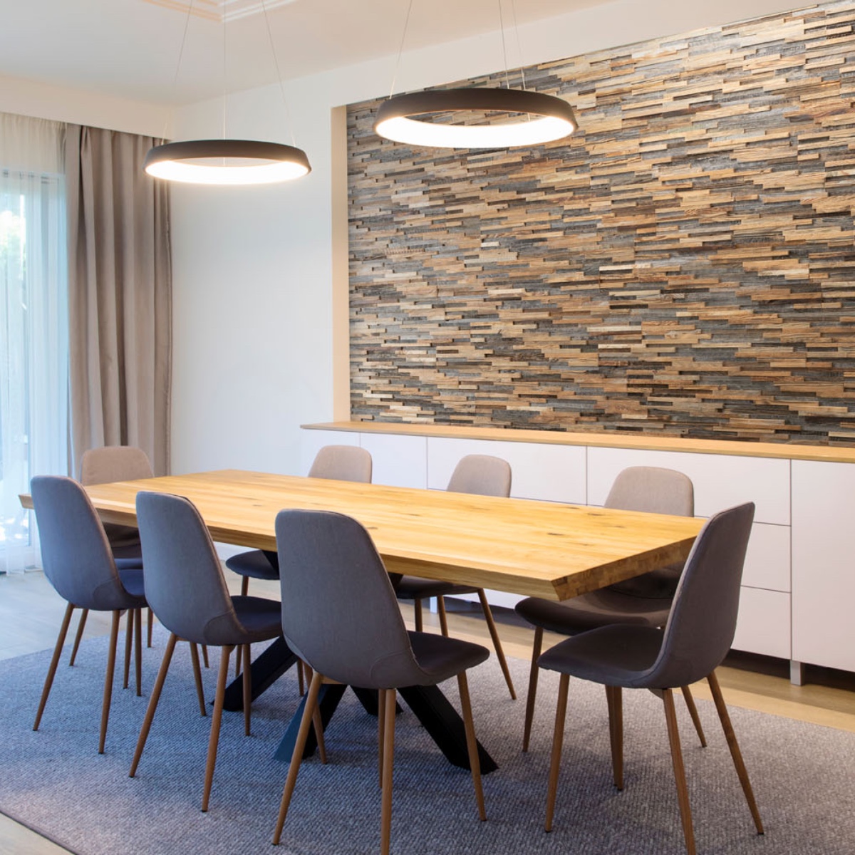 WoodCraft Reclaimed Artisan Wood Wall Panel - Image 3