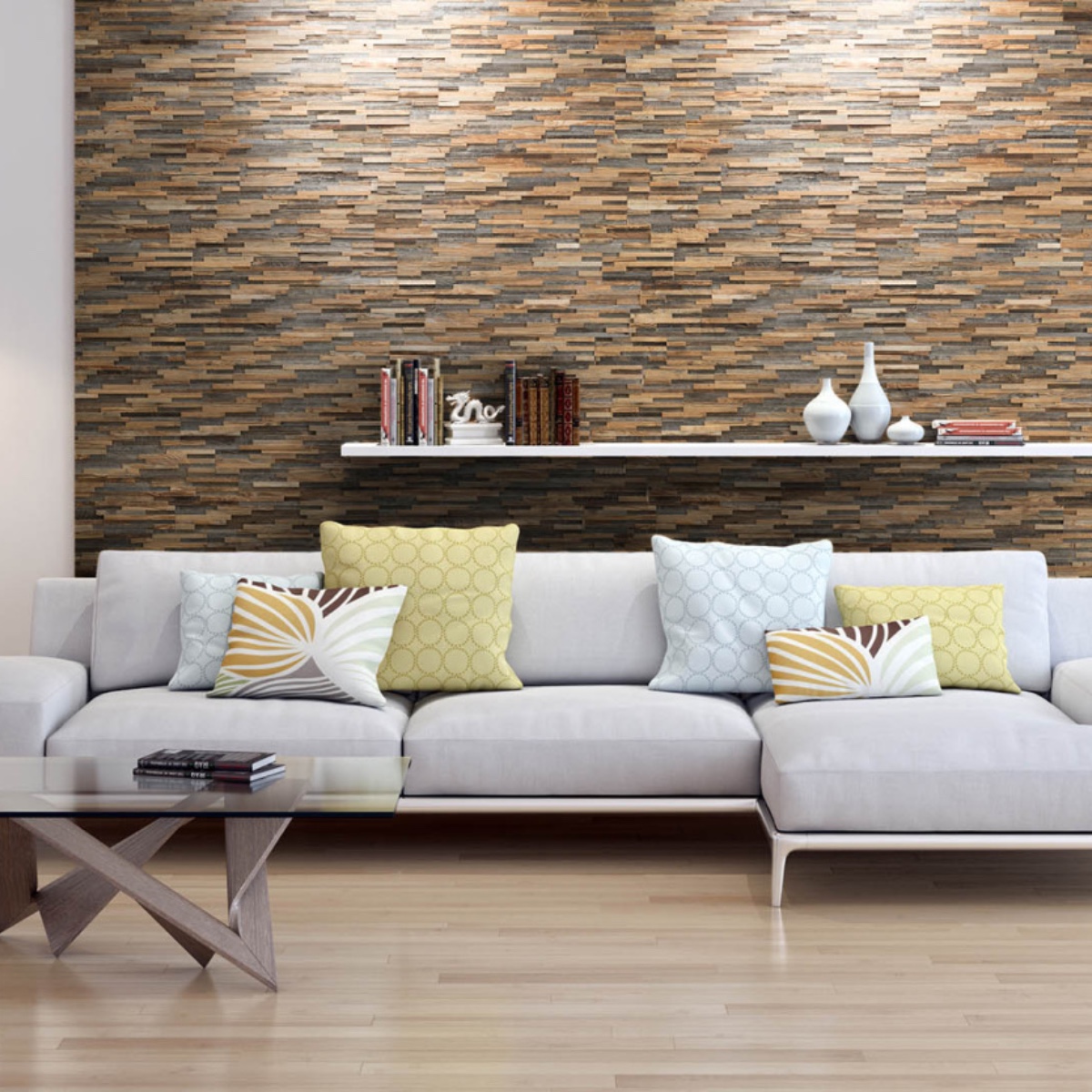 WoodCraft Reclaimed Artisan Wood Wall Panel - Image 4