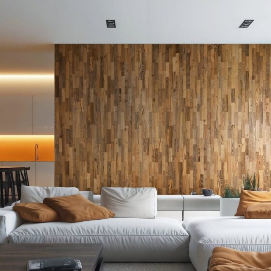 WoodCraft Reclaimed Manor Wood Wall Panel - Image 4
