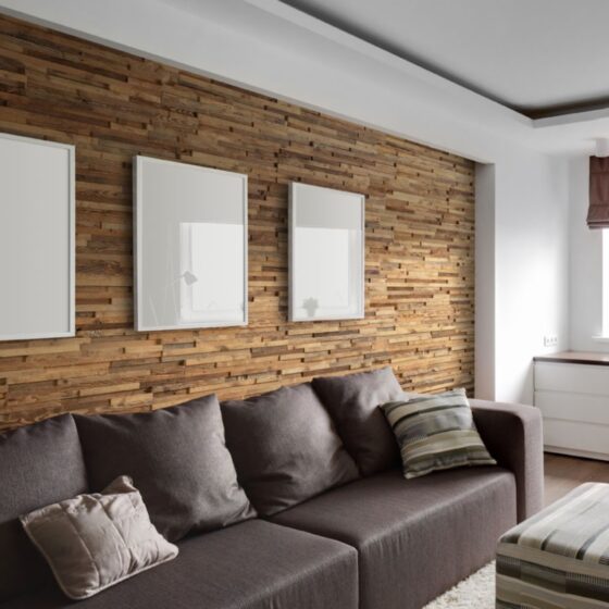 WoodCraft Reclaimed Patina Wood Wall Panel - Image 5