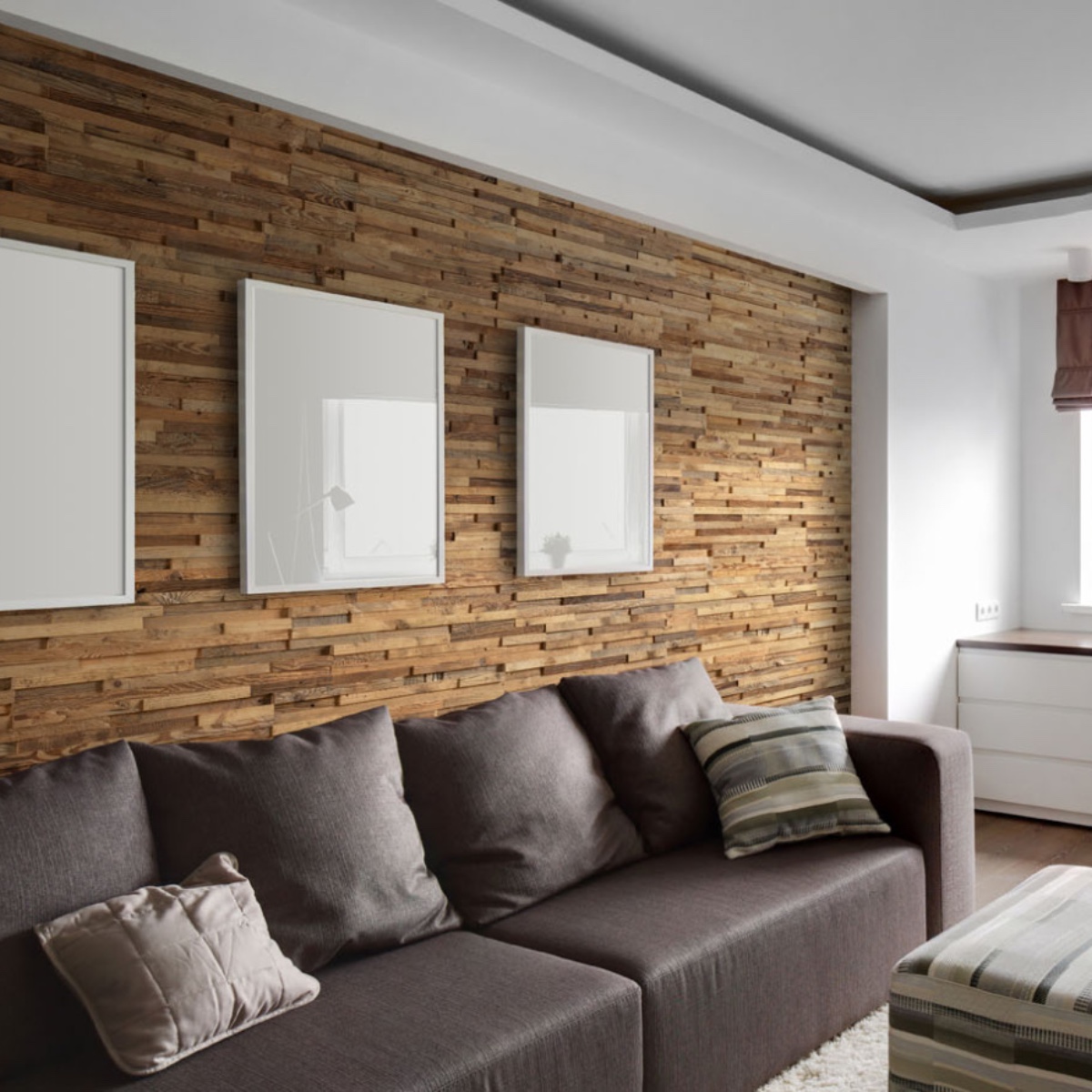 WoodCraft Reclaimed Patina Wood Wall Panel - Image 5