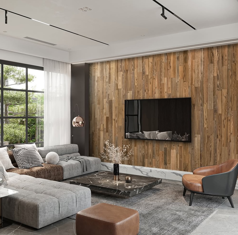 WoodCraft Reclaimed Reserve Wood Wall Panel