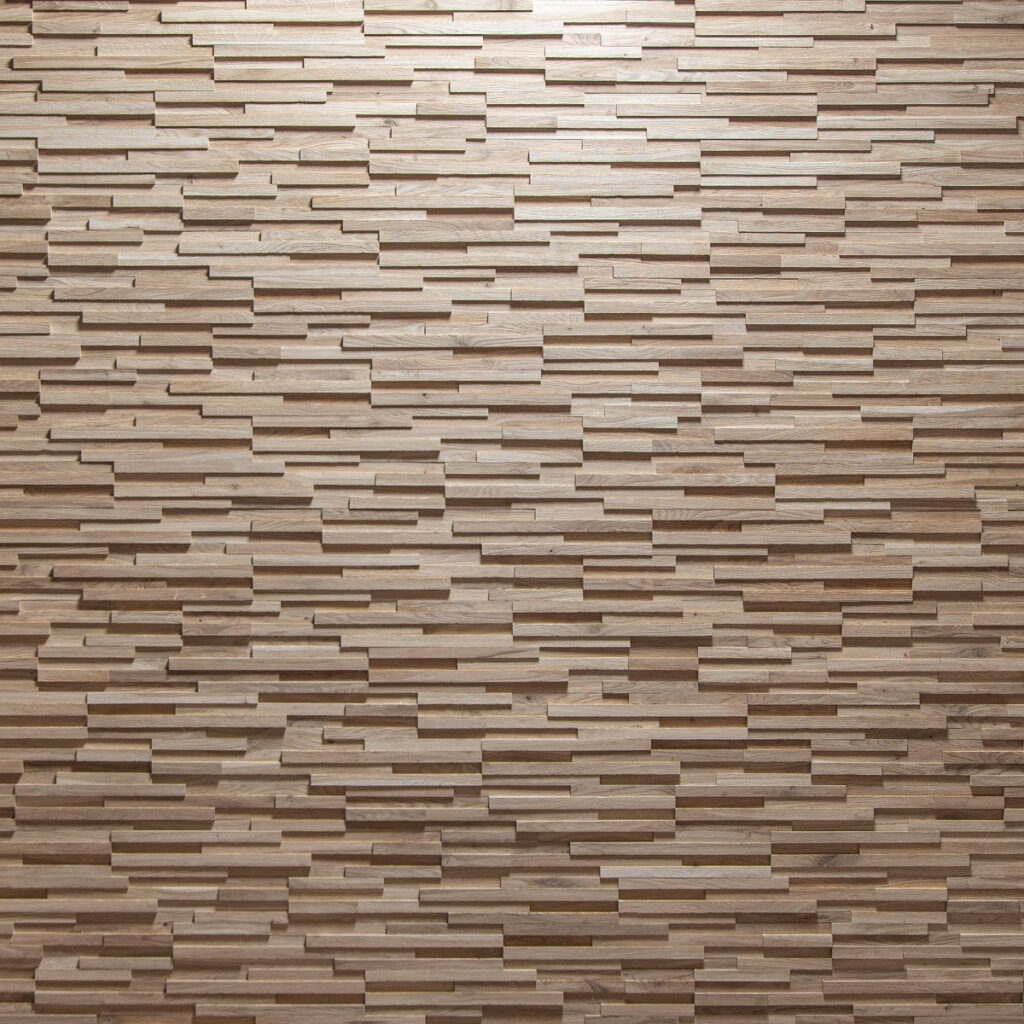WoodCraft Solid Oak Dimension Wood Wall Panel