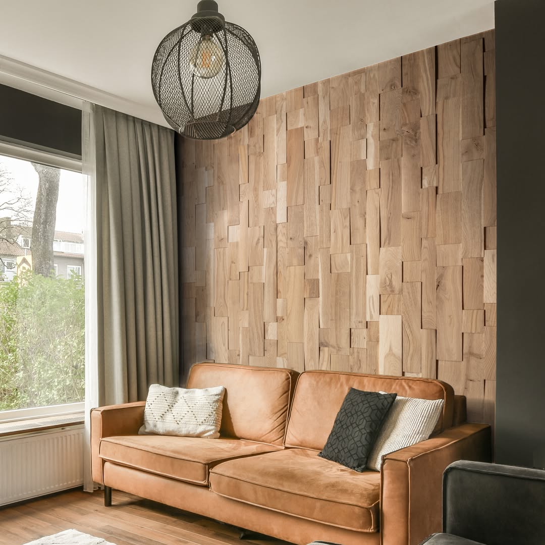 WoodCraft Solid Oak Harmony Wood Wall Panel - Image 3