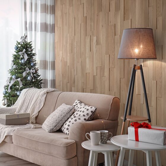 WoodCraft Solid Oak Horizon Wood Wall Panel - Image 3
