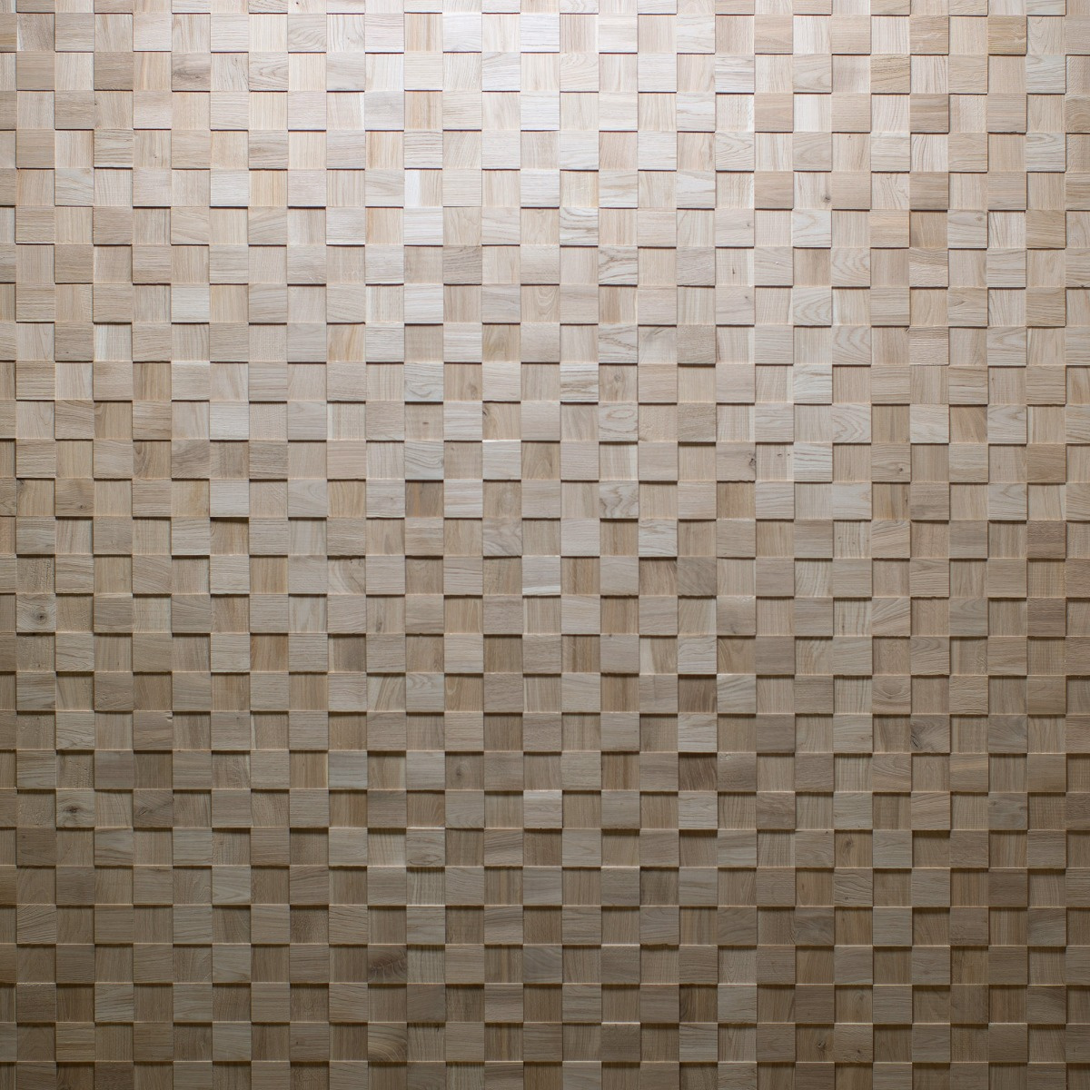 Solid Oak Mosaic Wood Wall Panel Sample - Image 2