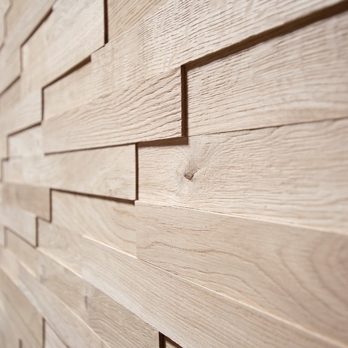 Solid Oak Prestige Wood Wall Panel Sample - Image 2