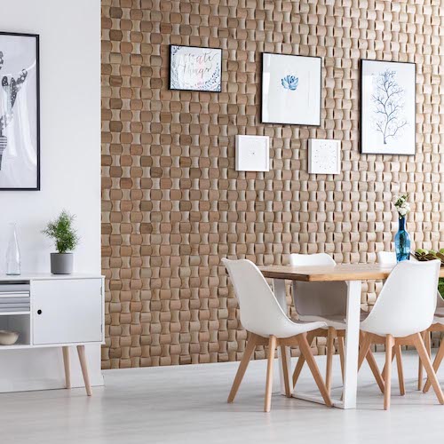 WoodCraft Solid Oak Rhythm Wood Wall Panel - Image 2