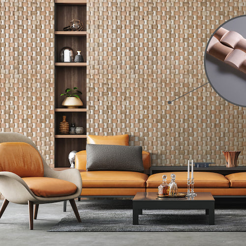WoodCraft Solid Oak Rhythm Wood Wall Panel - Image 5